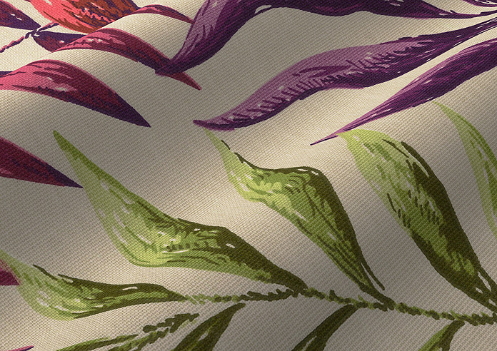 Manila, Cranberry - Made to Measure Curtains - Image 4